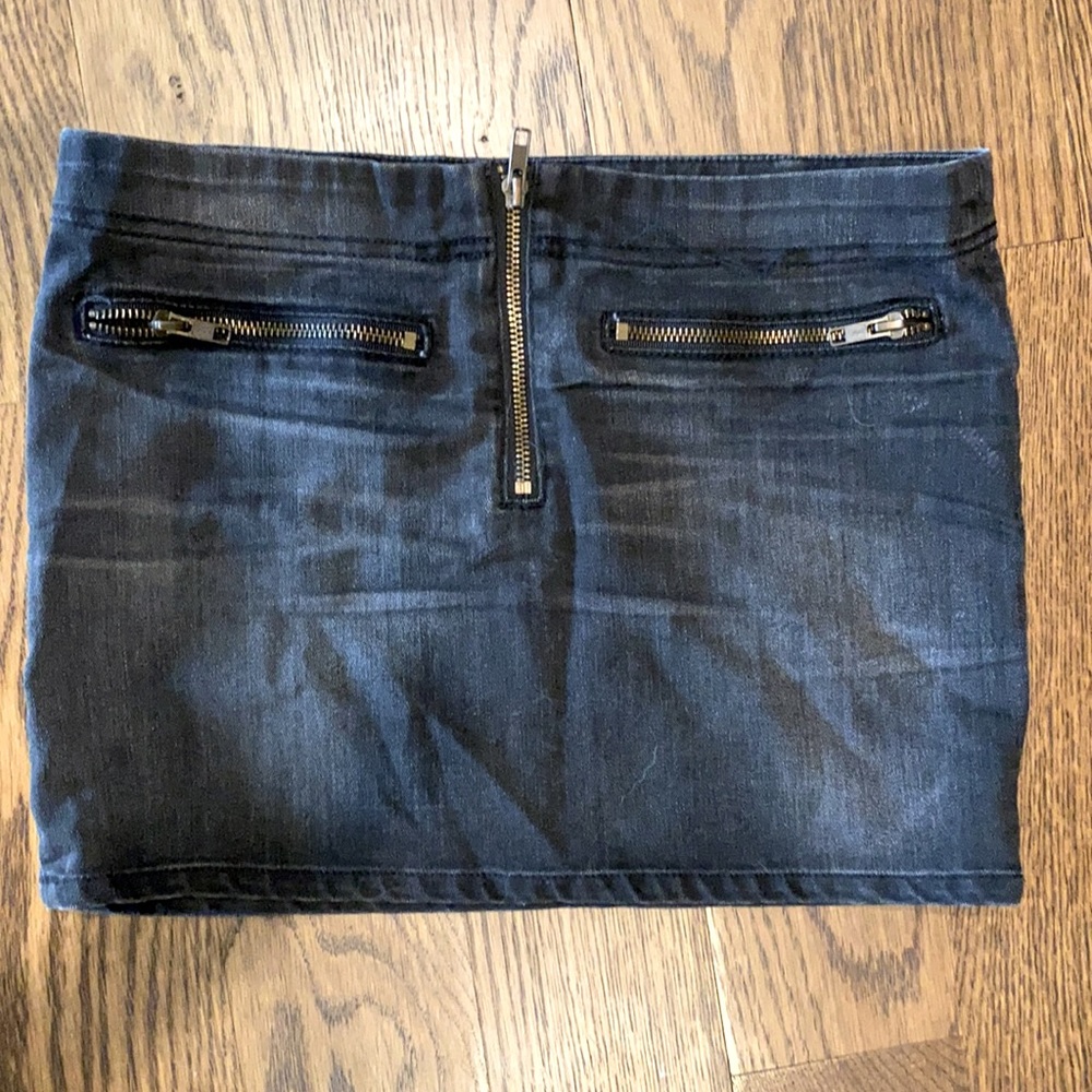 Current Elliot Denim Mini Skirt